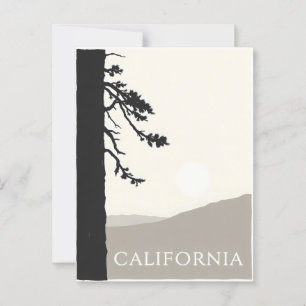 Californië-briefkaart Briefkaart