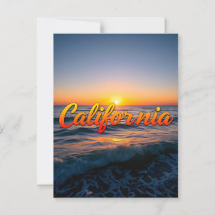 Californië-briefkaart Briefkaart