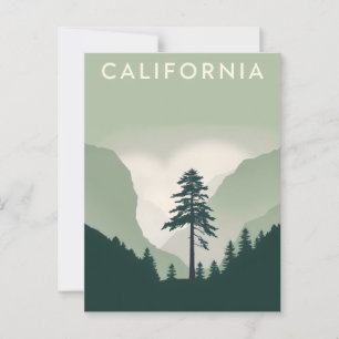 Californië-briefkaart Briefkaart