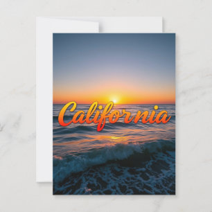 Californië-briefkaart Briefkaart