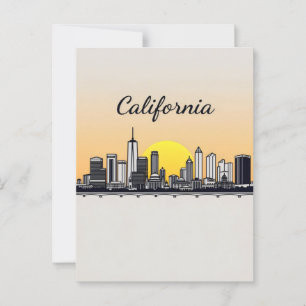Californië-briefkaart Briefkaart