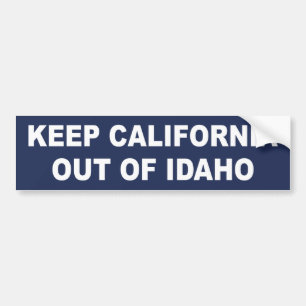 Californië buiten Idaho houden Bumpersticker