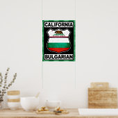 Californië - Bulgaars - Amerikaans Poster - Afdruk (Keuken)