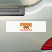 Californië Bumpersticker (Op auto)