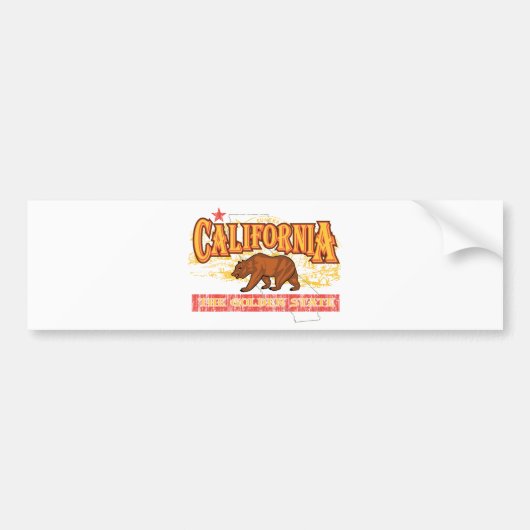 Californië Bumpersticker (Voorkant)
