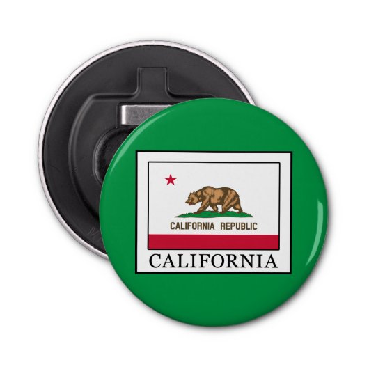 Californië Button Flesopener (Voorkant)