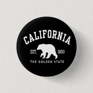 Californië CA Beer Ronde Button 3,2 Cm