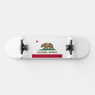 Californië Cali Republic Beer Flag, US States Skat Skateboard
