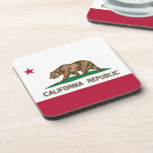 Californië Cali Republic Beer Flag, Verenigde Stat Bier Onderzetter (Linkerzijde)