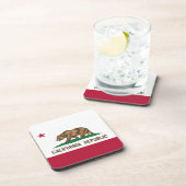 Californië Cali Republic Beer Flag, Verenigde Stat Bier Onderzetter (Rechterzijde)