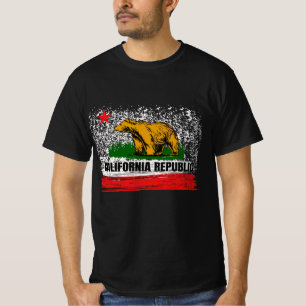 Californië: Cali-vlaggen: sociaal-noordelijk deel T-shirt