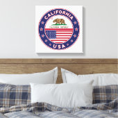 Californië Canvas Afdruk (Insitu (Slaapkamer))