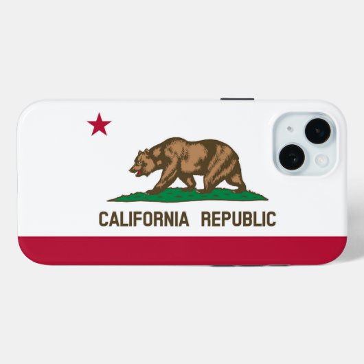 Californië Case-Mate iPhone Case (Achterkant (horizontaal))