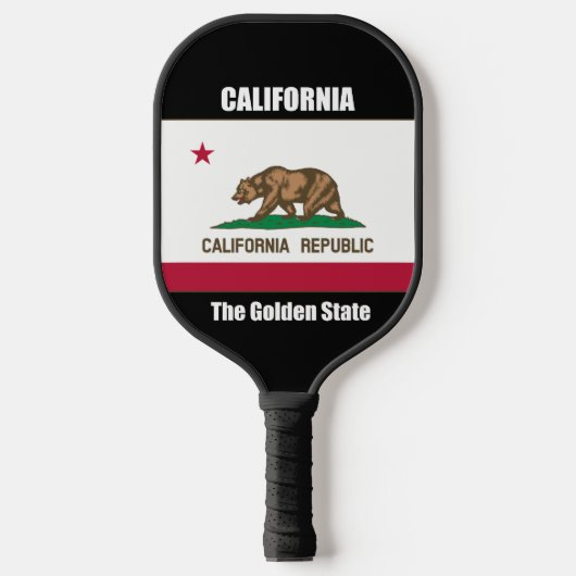 Californië, de Gouden Staat Pickleball Paddle (Voorkant)