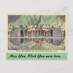 Californië, de ijskappen van 1940 briefkaart