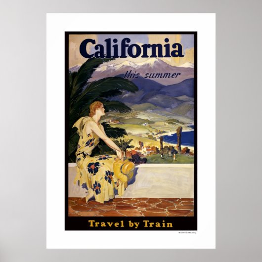 Californië deze zomer. Reizen per Poster (Voorkant)