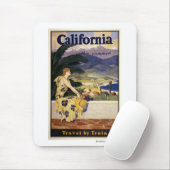 Californië deze zomer. Reizen per trein  Muismat (Met muis)