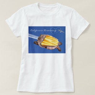 Californië die Gammie dromen de woestijnschildpad T-shirt