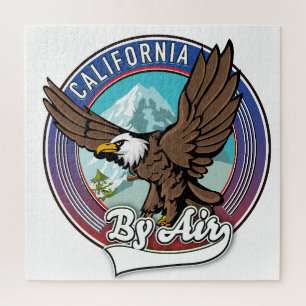 Californië door de lucht reis patch legpuzzel