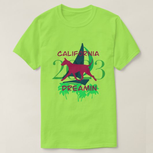 Californië Dreamin 2023 AHTCA Nationale Shirten T-shirt (Design voorkant)