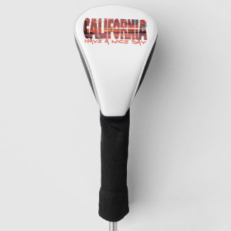 Californië - een fijne dag golfheadcover