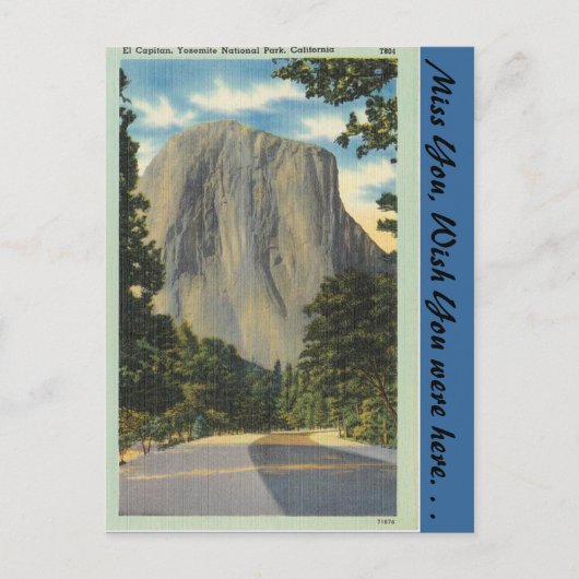 Californië, El Capitan Briefkaart (Voorkant)