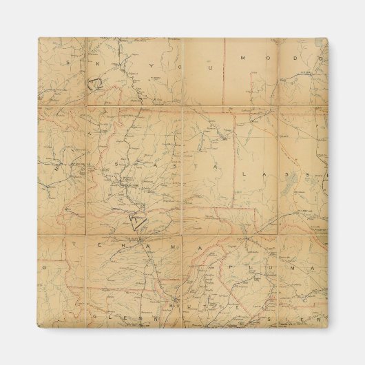 Californië en Nevada 9 Magneet (Voorkant)