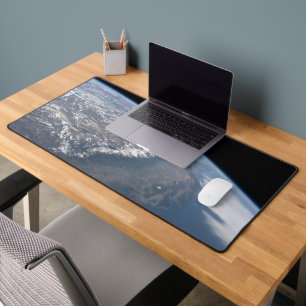 Californië en Nevada gezien vanuit de ruimte. Bureaumat