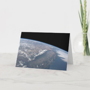 Californië en Nevada gezien vanuit de ruimte. Kaart