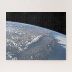Californië en Nevada gezien vanuit de ruimte. Legpuzzel