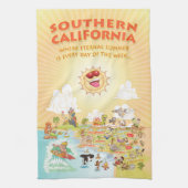 Californië-eternal-zomerhanddoek Theedoek (Verticaal)