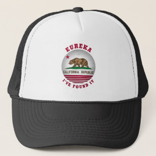 CALIFORNIË EUREKA STAATSVLAG TRUCKER PET