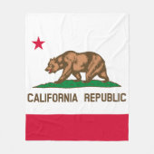 Californië Fleece Deken (Voorkant)