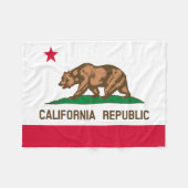 Californië Fleece Deken (Voorkant (Horizontaal))