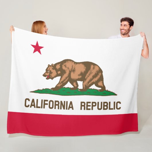 Californië Fleece Deken (In situ)