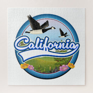 Californië Ganzen vakantielogo Legpuzzel