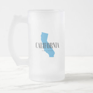 Californië geboren en opgefokt matglas bierpul