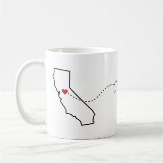 Californie - Géorgie - Heart2Heart Coffee Mug