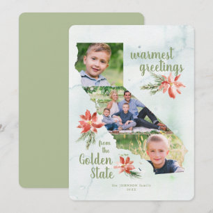 Californië Golden State Kaart Vakantie 3 Foto Kaar