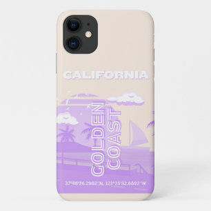 Californië, Gouden Kust, Reiskunst, Preppy iPhone 11 Hoesje