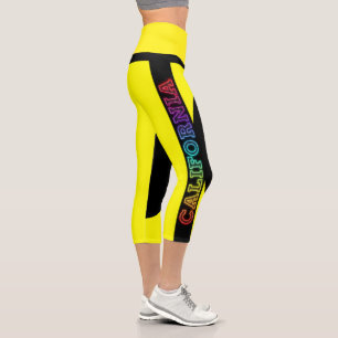 Californie Grizzly Bear et Star Leggings