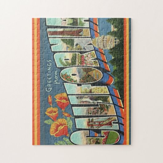 Californië Groet Legpuzzel (Verticaal)