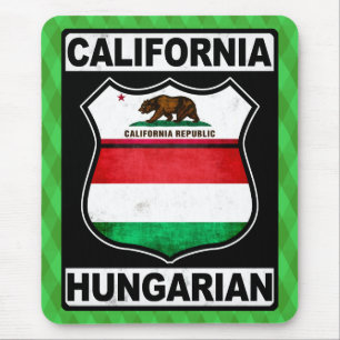 Californië - Hongaars-Amerikaans mousemat Muismat