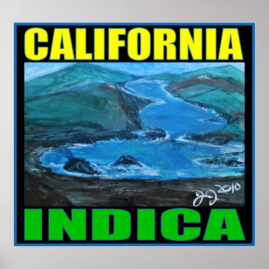 CALIFORNIË INDICA POSTER (Voorkant)