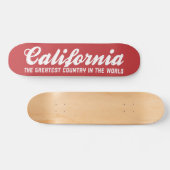 californië is het grootste land ter wereld skateboard (Horizontaal)
