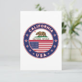 Californië Kaart (Staand voorkant)