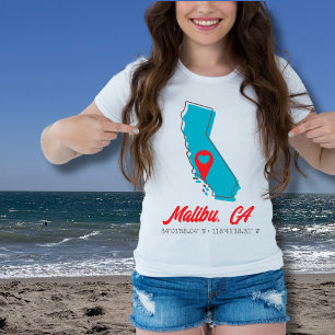 Californië Kaart T-shirt