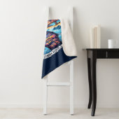 Californië Kaart Vector Kunst Sherpa Deken (In situ)