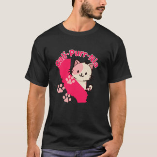 Californië Kat Moeder Kat Liefhebber Moederdag Sch T-shirt