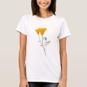 Californië Klaproos Dames Tshirt (Voorkant)